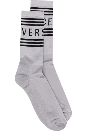 Versace Goddess logo-print Socks - Farfetch