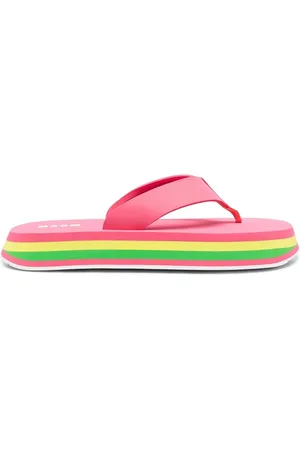 Msgm Thong-strap chunky flip flops