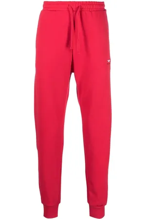 Diesel P-Tary-Div logo-embroidered track pants