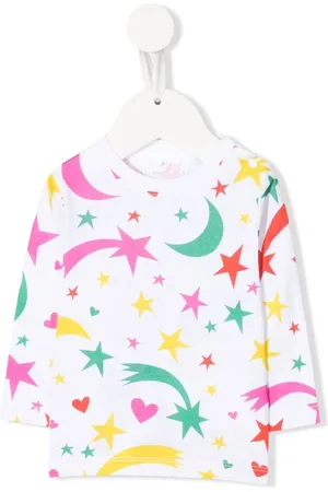 Stella McCartney Shooting-star long-sleeve T-shirt
