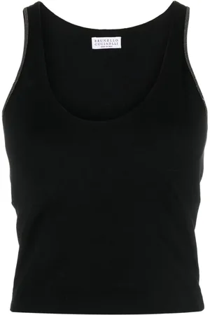 Brunello Cucinelli Monili chain-embellished tank top