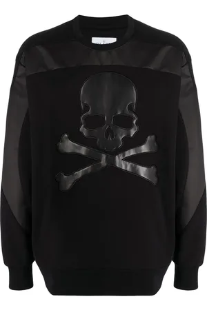 Philipp Plein Panelled skull sweatshirt