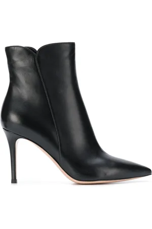 Gianvito Rossi Levy 85mm leather ankle boots