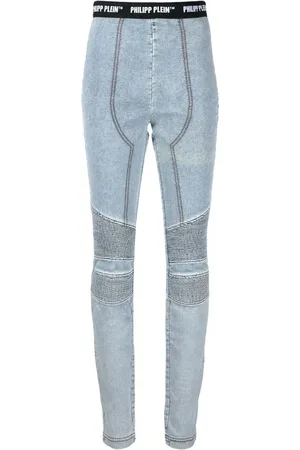 Philipp Plein Logo-waistband leggings