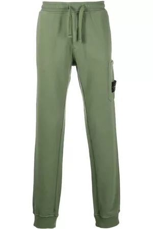 Stone Island Tapered fleece track trousers - Green