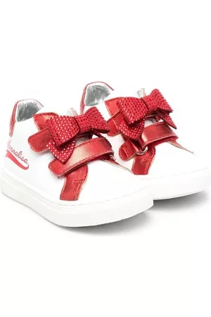 MONNALISA Sneakers - Bow-embellished sneakers - White