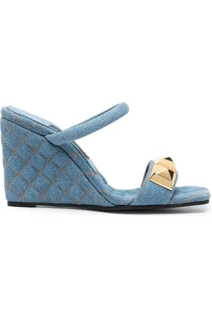 Philipp Plein 110mm stud-detail wedge sandals