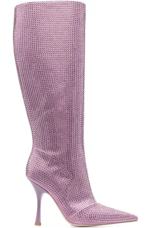 Liu Jo Rhinestone-embellished 110mm knee-high boots