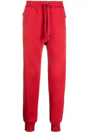 Dolce & Gabbana Men Sweatpants - Drawstring track pants - Red