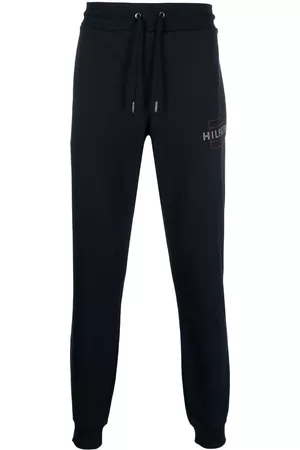 Tommy Hilfiger Men Sweatpants - Logo-print track pants - Blue
