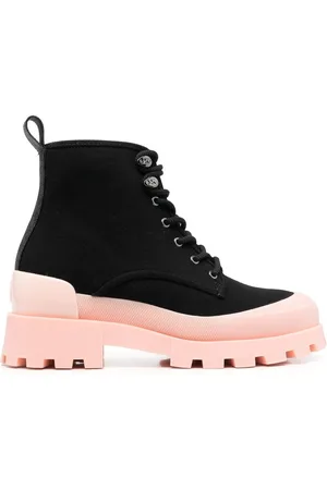 Michael Kors Two-tone lace-up boots