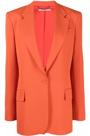 Stella McCartney Single-breasted tailored blazer - Orange