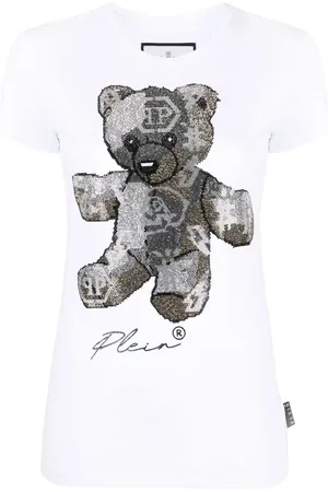 Philipp Plein teddy-bear Motif short-sleeve T-shirt - Farfetch