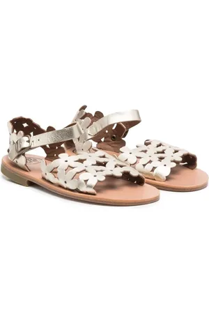 PèPè Julie floral cut-out sandals