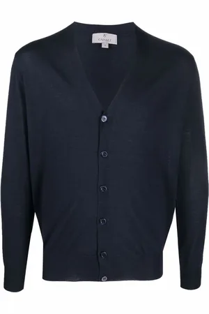 CANALI V-neck knitted cardigan