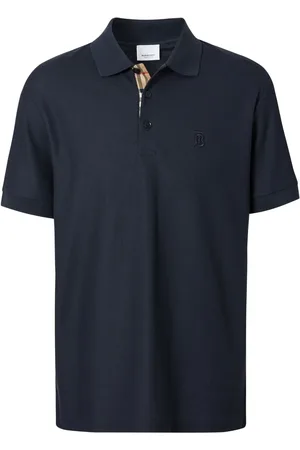 Burberry Logo-embroidered polo shirt