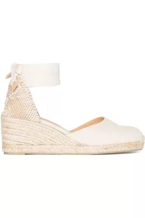 Castaner Women Lace-up Espadrilles - Carina lace-up wedge espadrilles - Neutrals