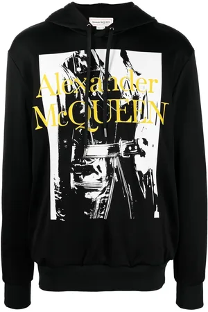 Alexander McQueen Logo-print long-sleeved hoodie
