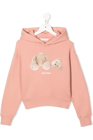 Palm Angels Teddy bear-print cotton hoodie