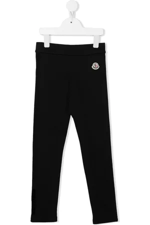 Moncler Logo-patch jersey trousers - Black