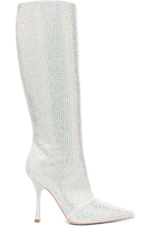 Liu Jo X Leonie Hanne knee-high rhinestone boots