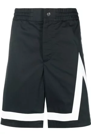 Moncler Men Sports Shorts - Logo-print track shorts - Black