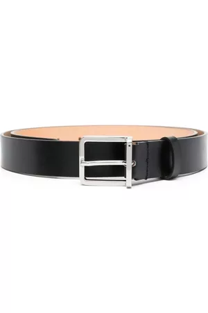 Dsquared2 Men Belts - Debossed-logo leather belt - Black