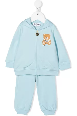Moschino Teddy bear-print tracksuit - Blue