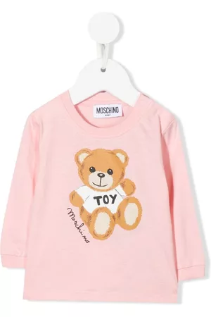 Moschino Teddy Bear print top - Pink