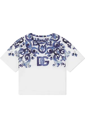 Dolce & Gabbana Majolica-print cotton T-shirt