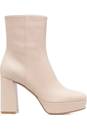 Gianvito Rossi 100mm leather ankle boots