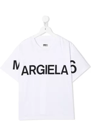 Maison Margiela Logo-print short-sleeve T-shirt - White