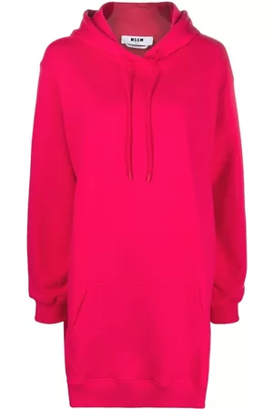 Msgm Hooded sweater dress - Pink