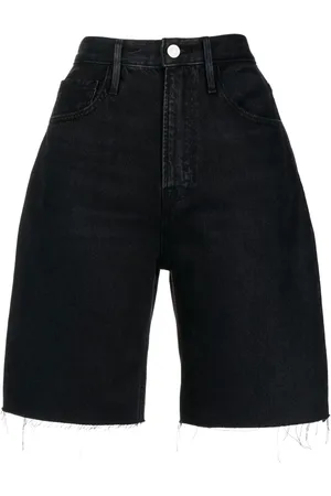 Frame Wide-leg denim shorts