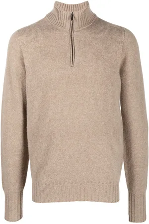 DRUMOHR Zip-front knitted jumper