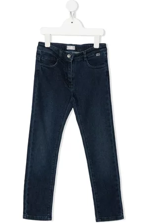 Il gufo Straight-leg dark-wash jeans - Blue