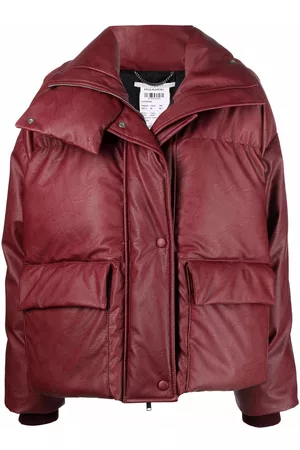 Stella McCartney Women Puffer Jackets - Oversized puffer jacket - Red