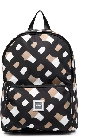 HUGO BOSS Rucksacks - Logo-print backpack - Black