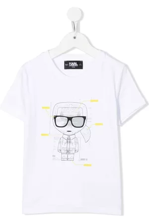 Karl Lagerfeld Boys Short Sleeved T-Shirts - K/Karl short-sleeved T-shirt - White