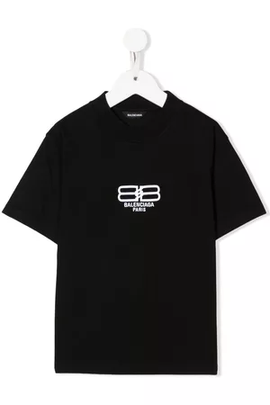 Balenciaga BB Paris Icon cotton T-shirt - Black
