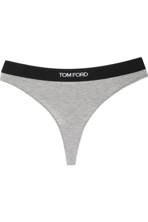 TOM FORD embroidered-logo Thong - Farfetch