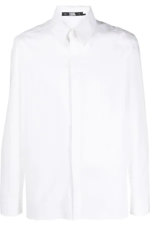 Karl Lagerfeld Button-up poplin shirt