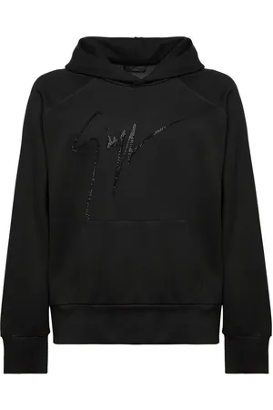 Giuseppe Zanotti Crystal-embellished logo hoodie