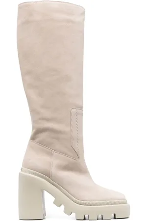 vic matiè Square-toe knee-length boots