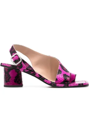 Scarosso Jill snakeskin-effect sandals