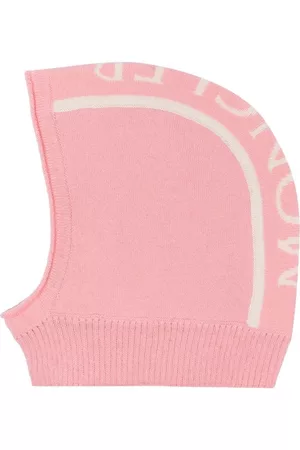 Moncler Hats - Intarsia-knit wool balaclava - Pink
