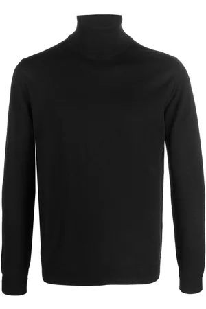 Roberto Collina Men Turtleneck Sweaters - Roll-neck jumper - Black