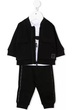 Karl Lagerfeld Sets - Karl logo three-piece tracksuit set - Black