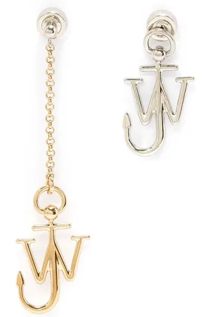 J.W.Anderson Asymmetric Anchor-motif earrings