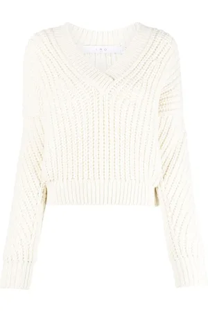 IRO Jonjie jacquard-knit wool-blend half-zip sweater